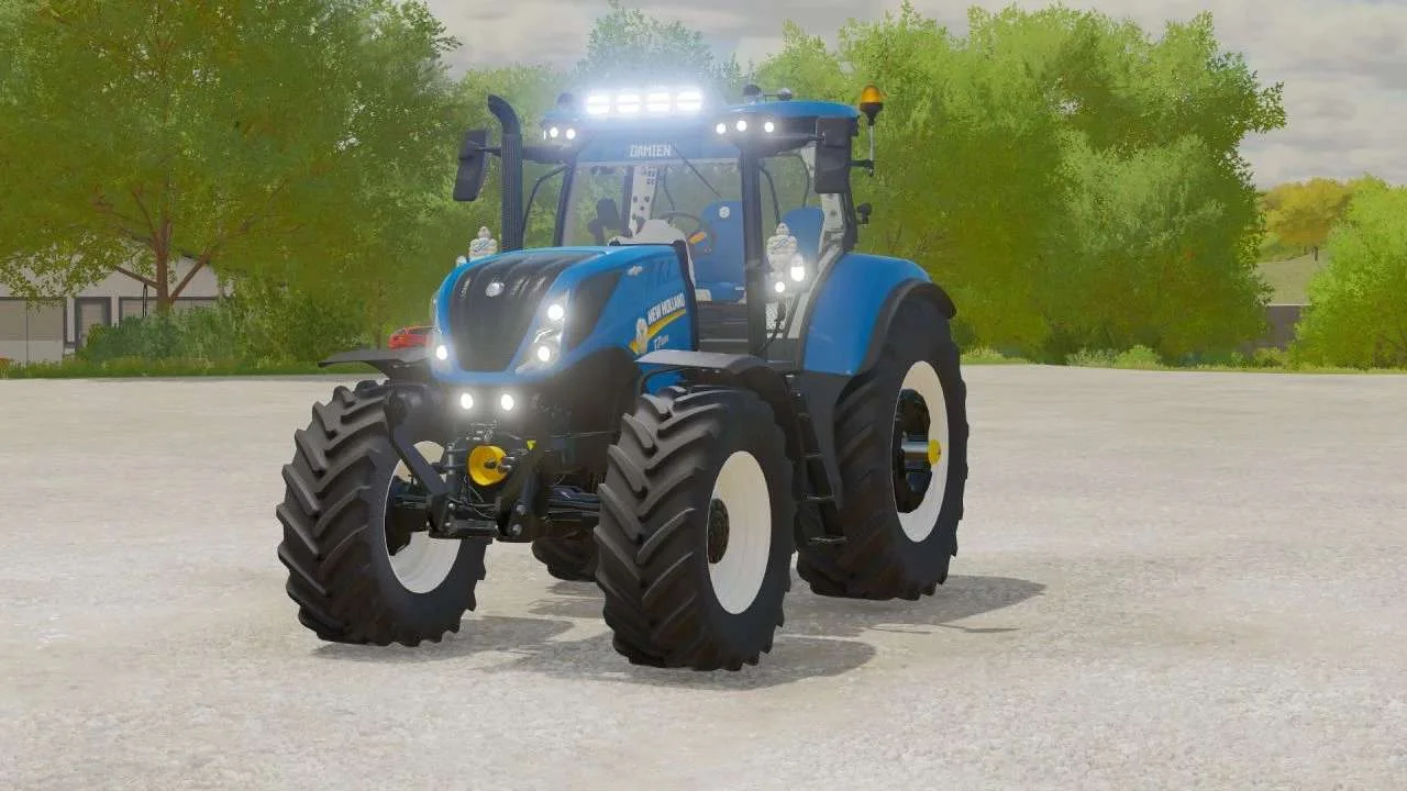 New Holland T7 Damsenfolie v1.0.0.1 FS22 FS22 Mod Free Download