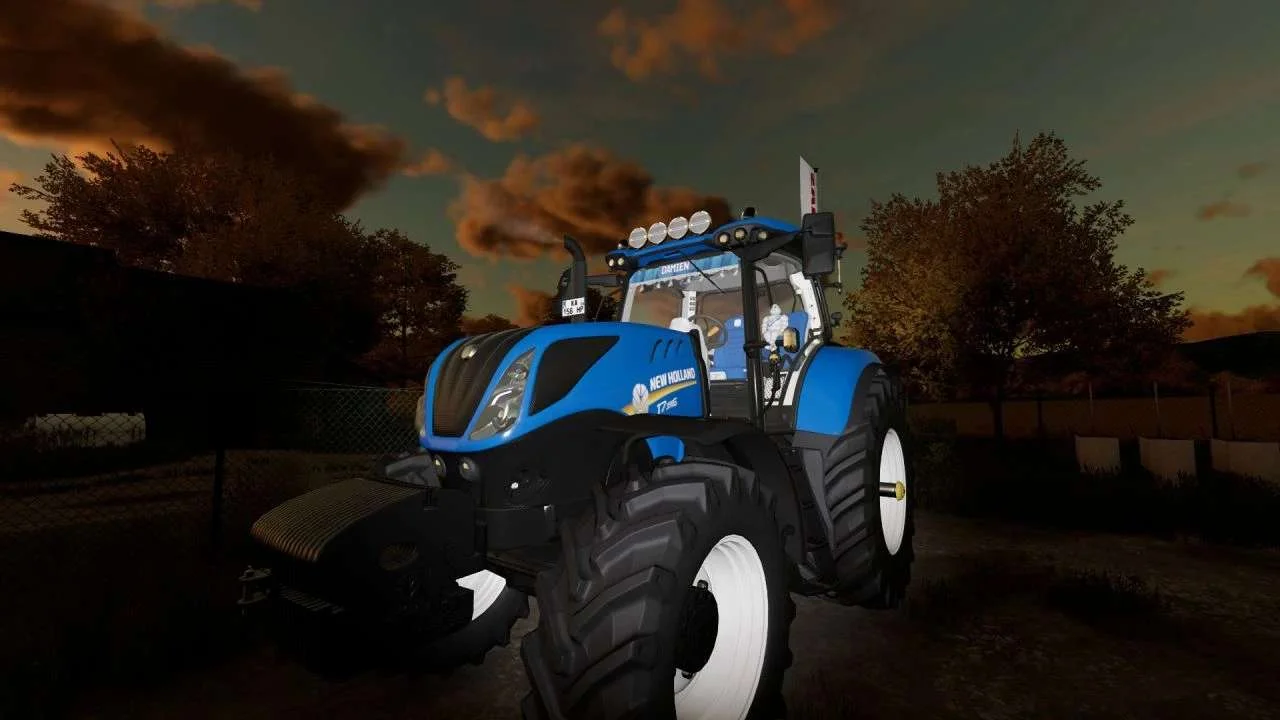 New Holland T7 Damsenfolie v1.0 FS22 FS22 Mod Free Download