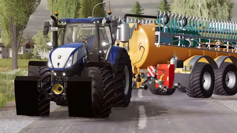 New Holland T7 HD PLM BLUE POWER EDIT v1.0 FS22 FS22 Mod Free Download