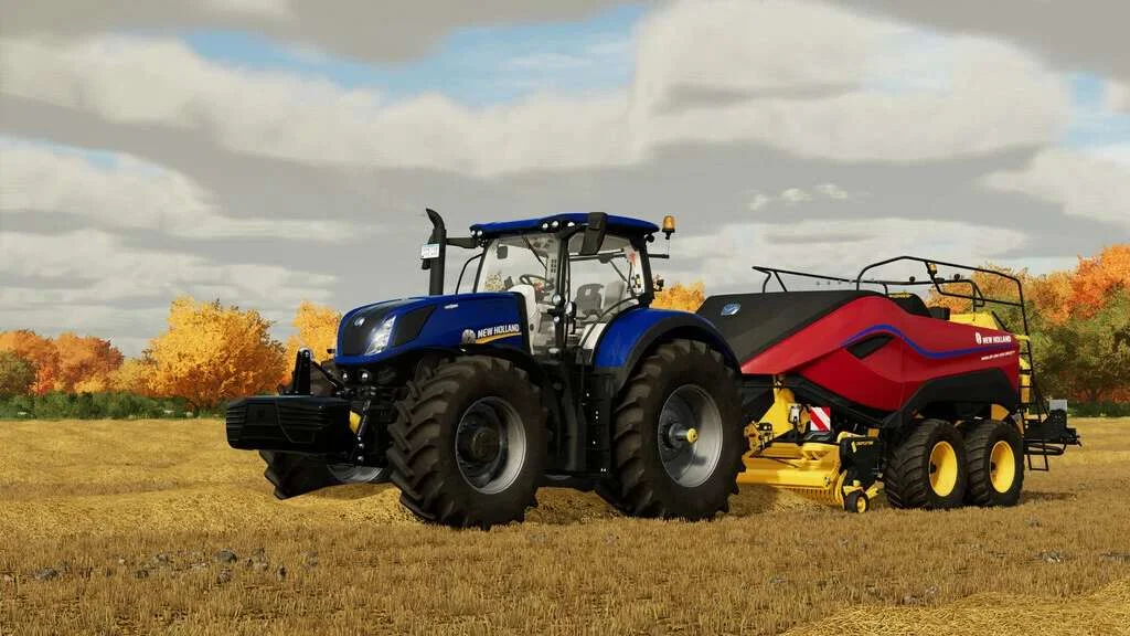 New Holland T7 HD Tier4F v1.1 FS22 FS22 Mod Free Download
