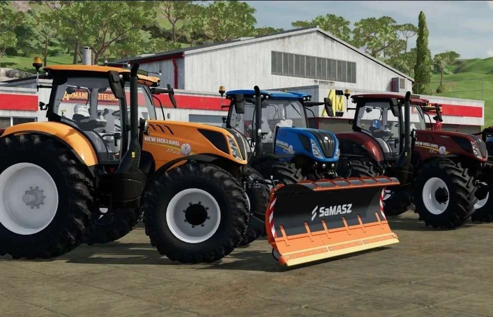 New Holland T7 SWB V1.0 FS22 FS22 Mod Free Download