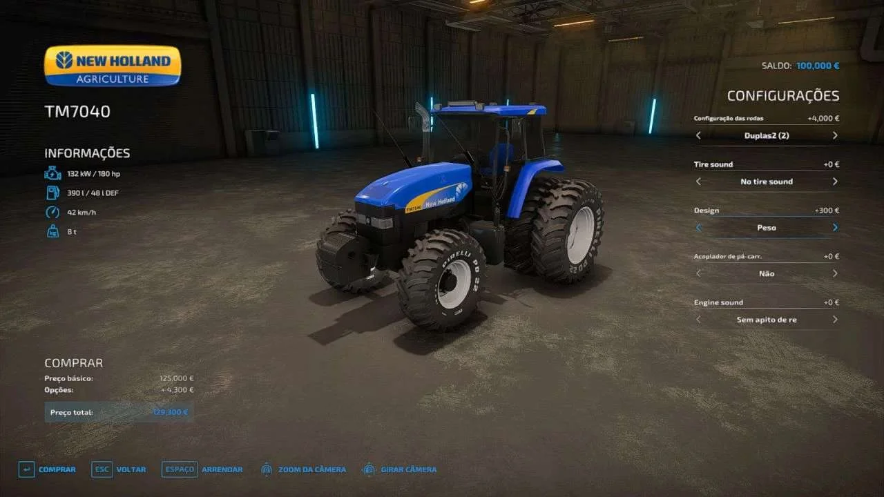 New Holland TM7040 BR Edited v1.0 FS22