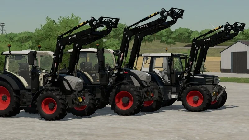 Pack Fendt Black V2.0 FS22 FS22 Mod Free Download