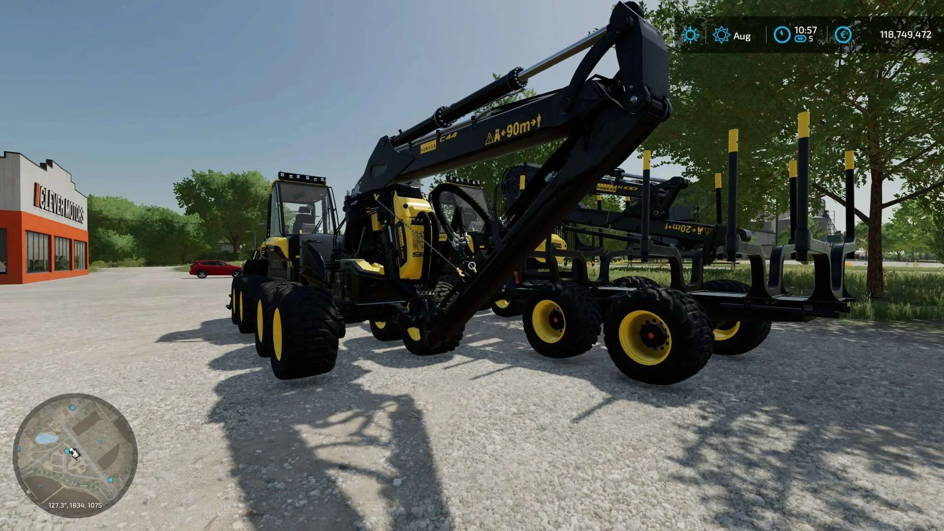 Ponsse Bison and Cobra v1.0 FS22 FS22 Mod Free Download