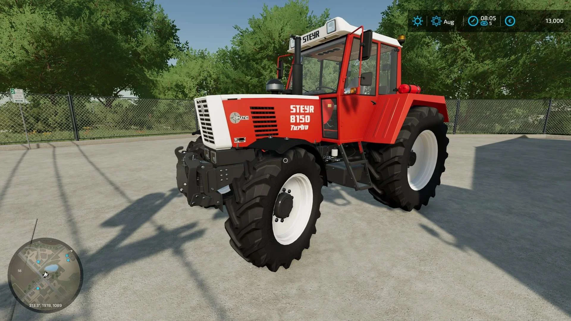 Steyr 8150 Forestry edition V1.0 FS22 FS22 Mod Free Download
