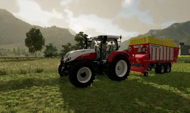 Steyr Profi 4115 – 6145 Series v1.0 FS22 FS22 Mod Free Download