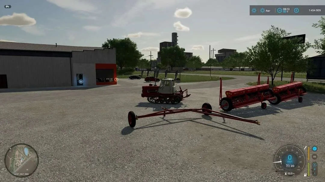 SZ-5.4 seeder + coupling pack v1.0 FS22