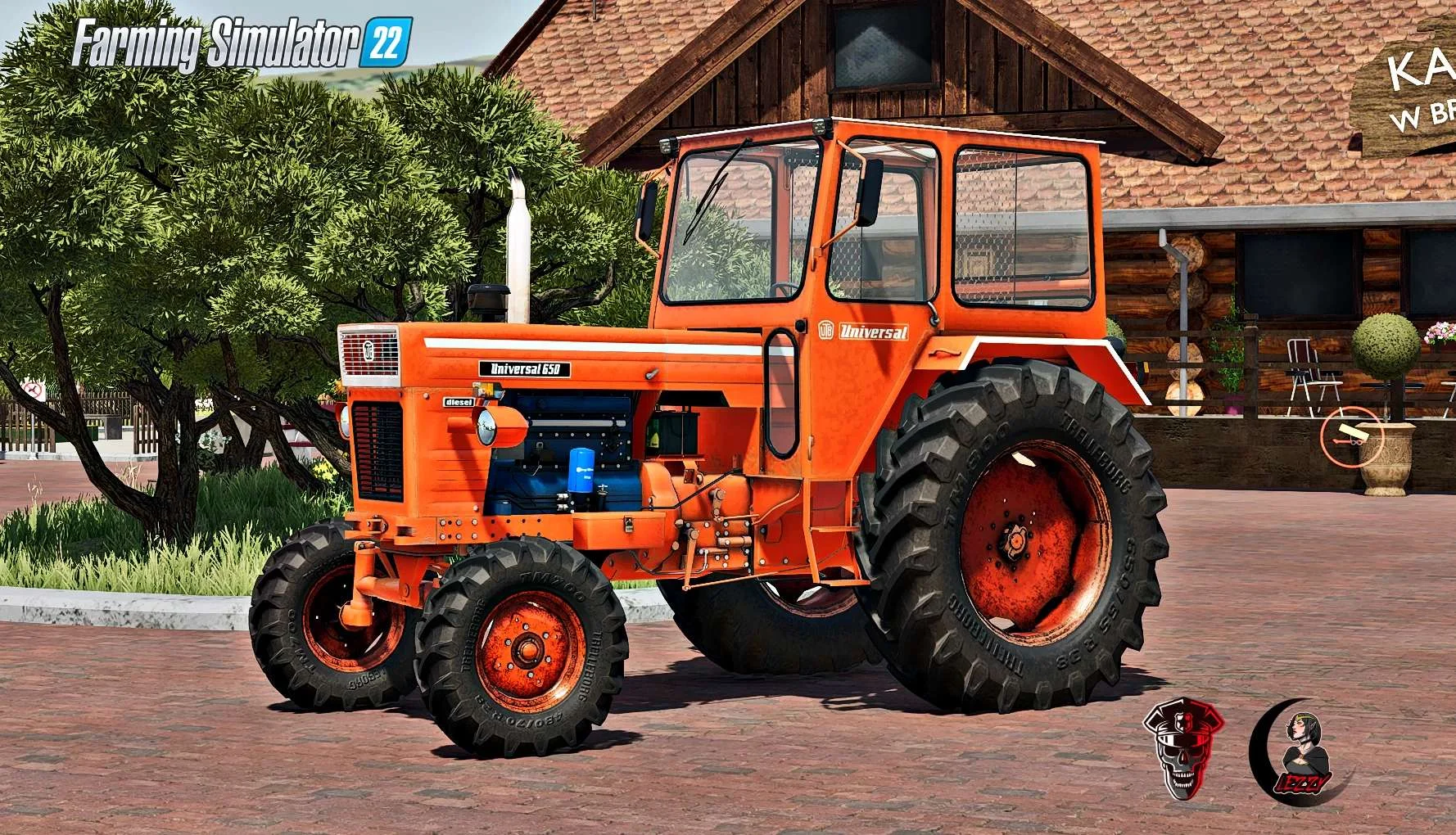 Universal 650 Orange V1.0 FS22 FS22 Mod Free Download