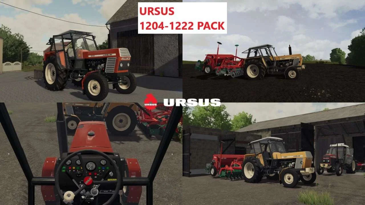 Ursus 1204-1222 6cyl v1.0.0.1 FS22 FS22 Mod Free Download