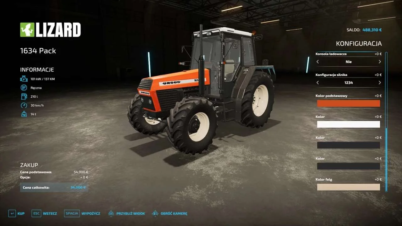 Ursus 1634 Pack BETA FS22 FS22 Mod Free Download
