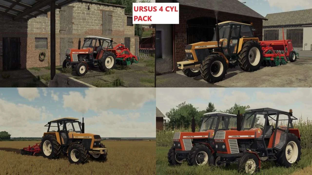 Ursus 385-1204 4cyl v1.0.0.3 FS22 FS22 Mod Free Download
