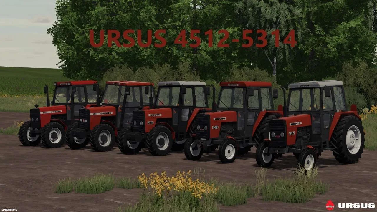 Ursus 4512-5312, 4514-5314 v1.0.0.1 FS22 FS22 Mod Free Download