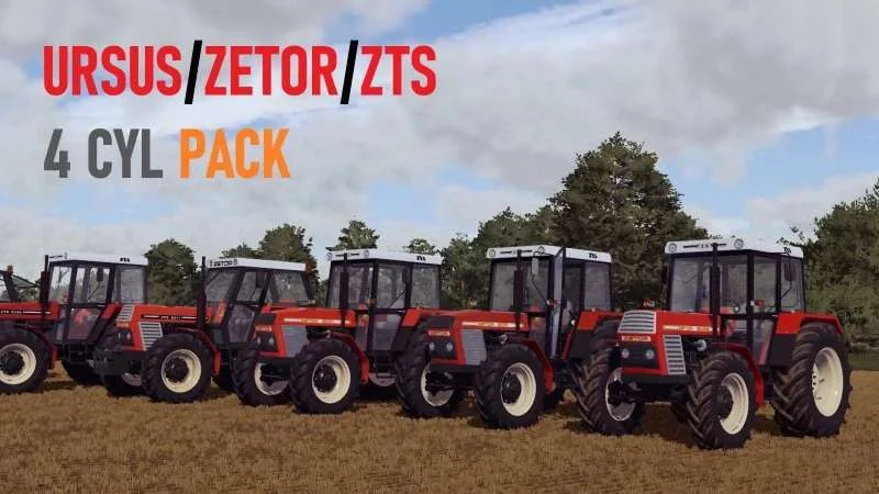 URSUS/ZETOR/ZTS 4 CYL PACK v1.0 FS22