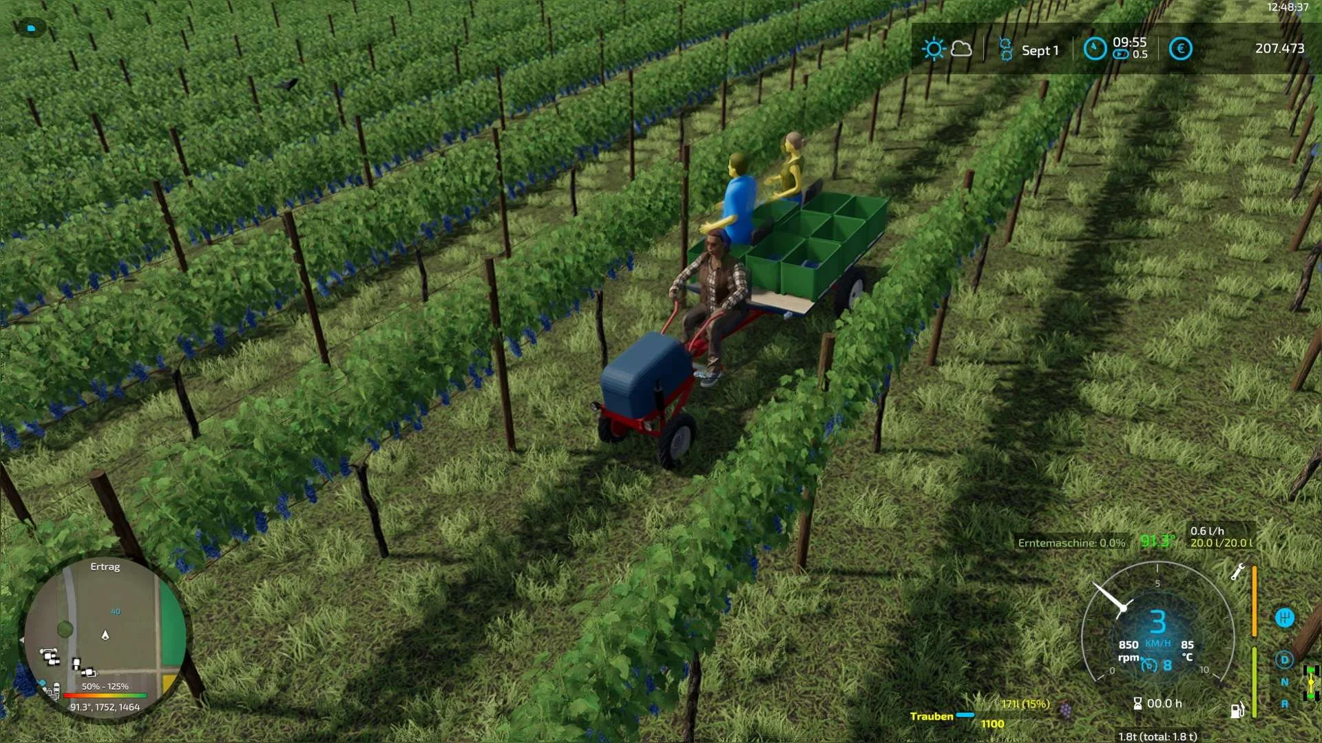 Vine tractor v1.0 FS22 FS22 Mod Free Download