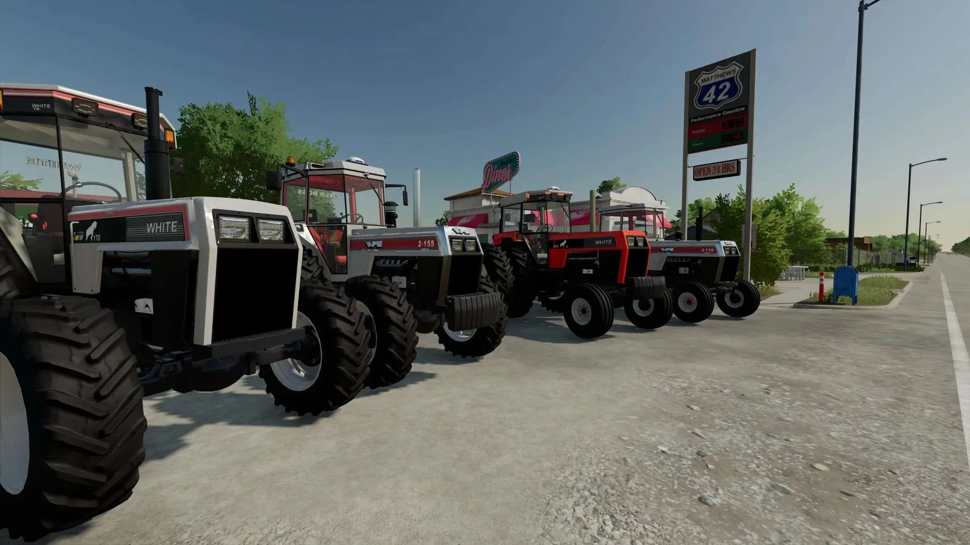 White workhorse 195 v1.0 FS22 FS22 Mod Free Download
