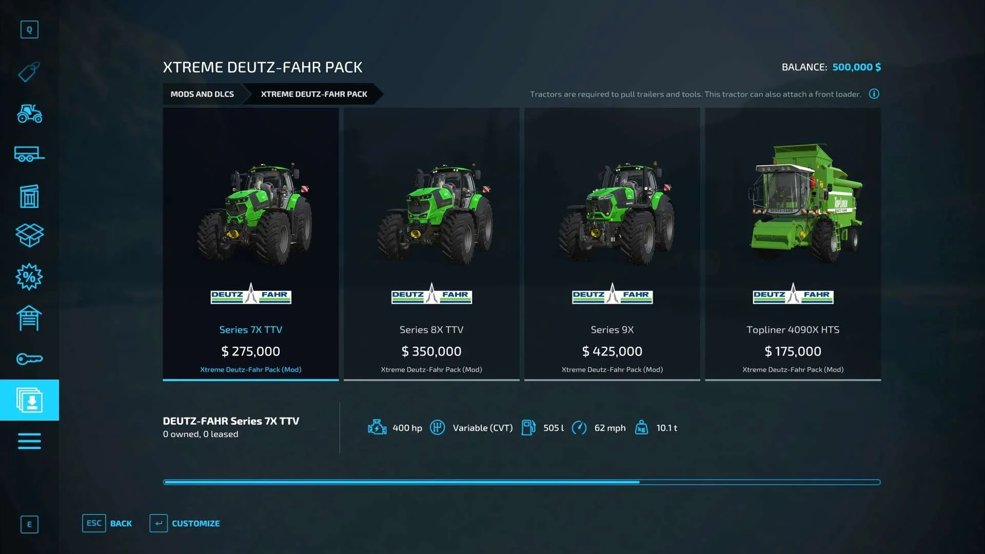 Xtreme Deutz-Fahr Pack v2.0 FS22 FS22 Mod Free Download
