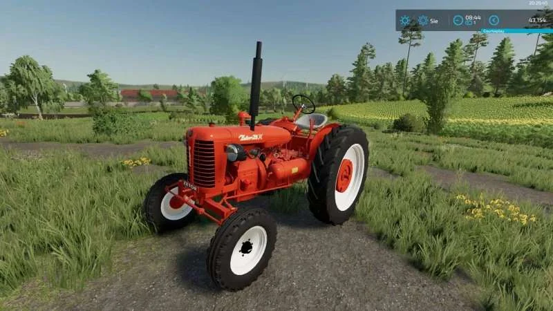 Zetor 25K red v1.0 FS22 FS22 Mod Free Download