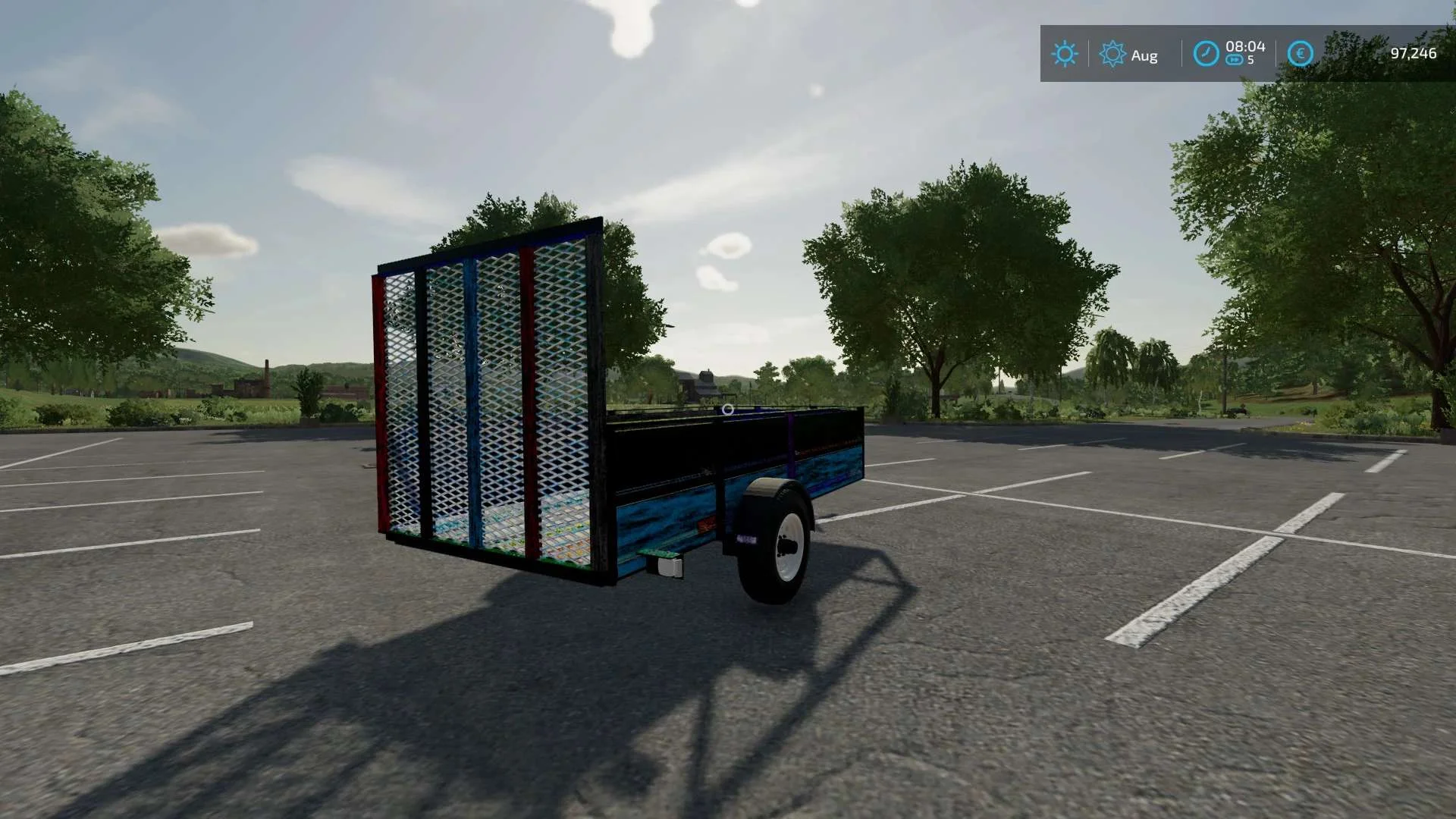 1999 Neal Manufacturing Utility Trailer converted v1.0 FS22