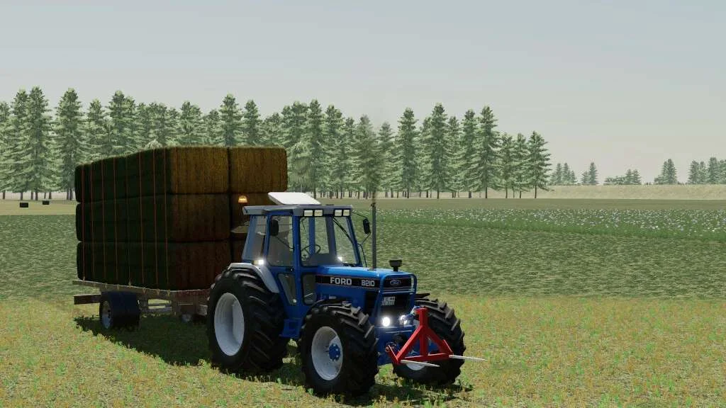 20 Foot Bale Trailer v1.0 FS22 FS22 Mod Free Download