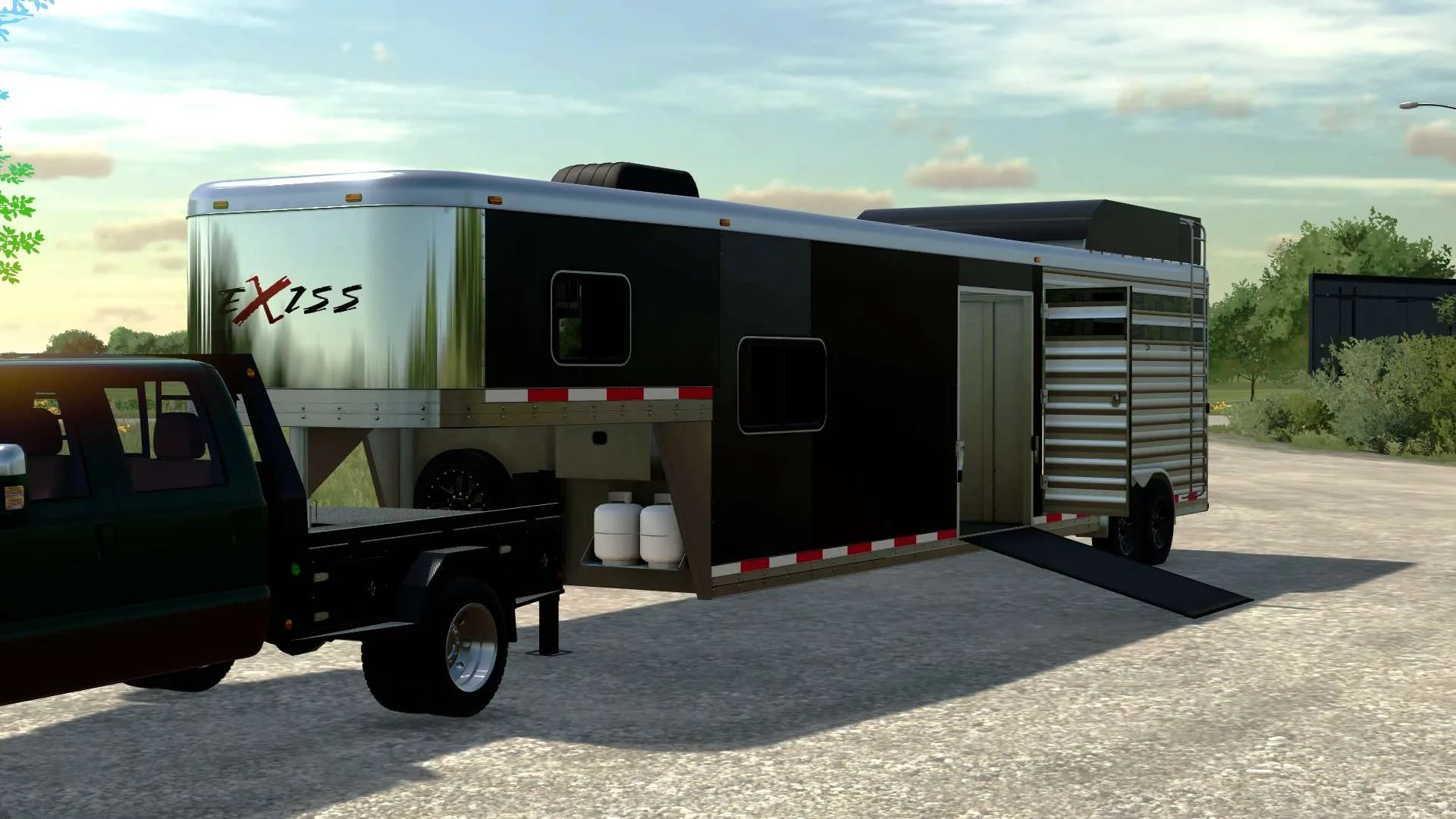 2020 Exiss Horse trailer V2.0 FS22 FS22 Mod Free Download