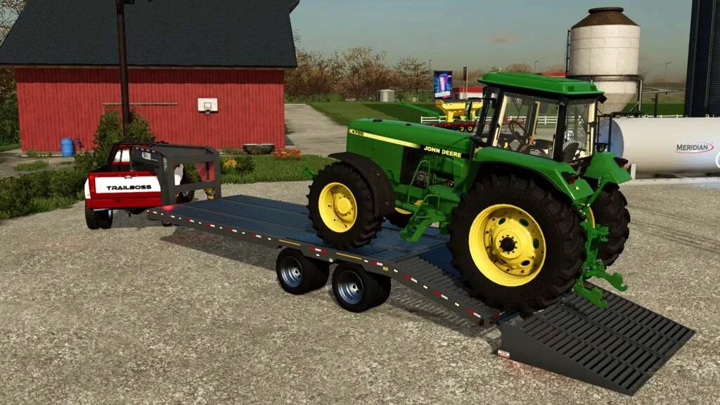 20Ft Gooseneck Trailer v1.0 FS22 FS22 Mod Free Download