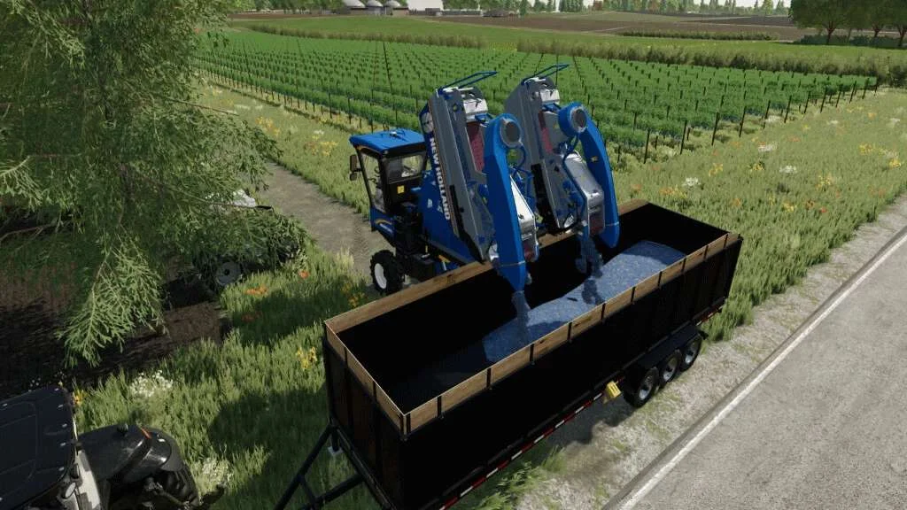 30′ Flatbed Autoloading Bale Trailer v2.0.0.1 FS22
