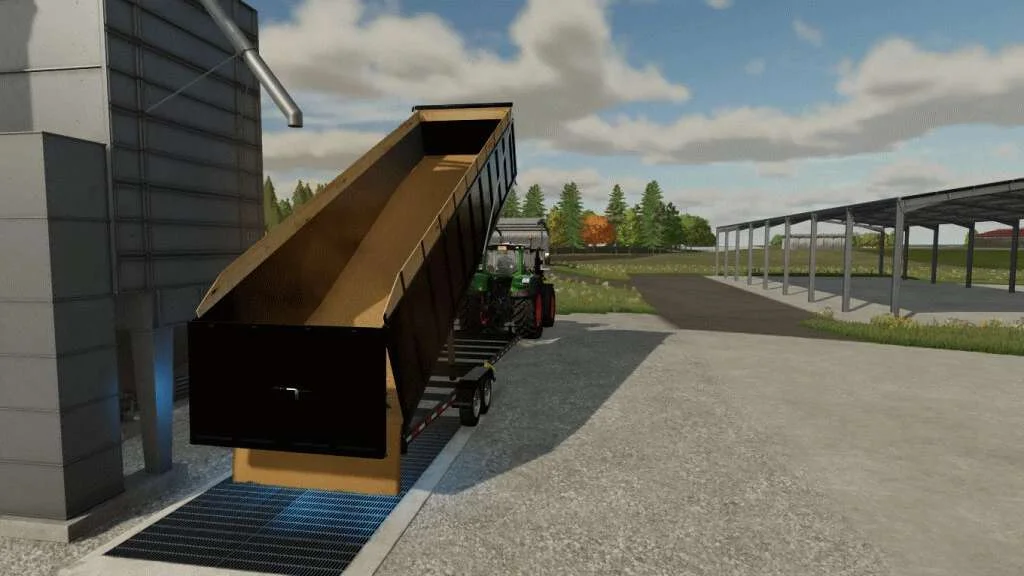 30′ Flatbed Trailer v1.0 FS22 FS22 Mod Free Download