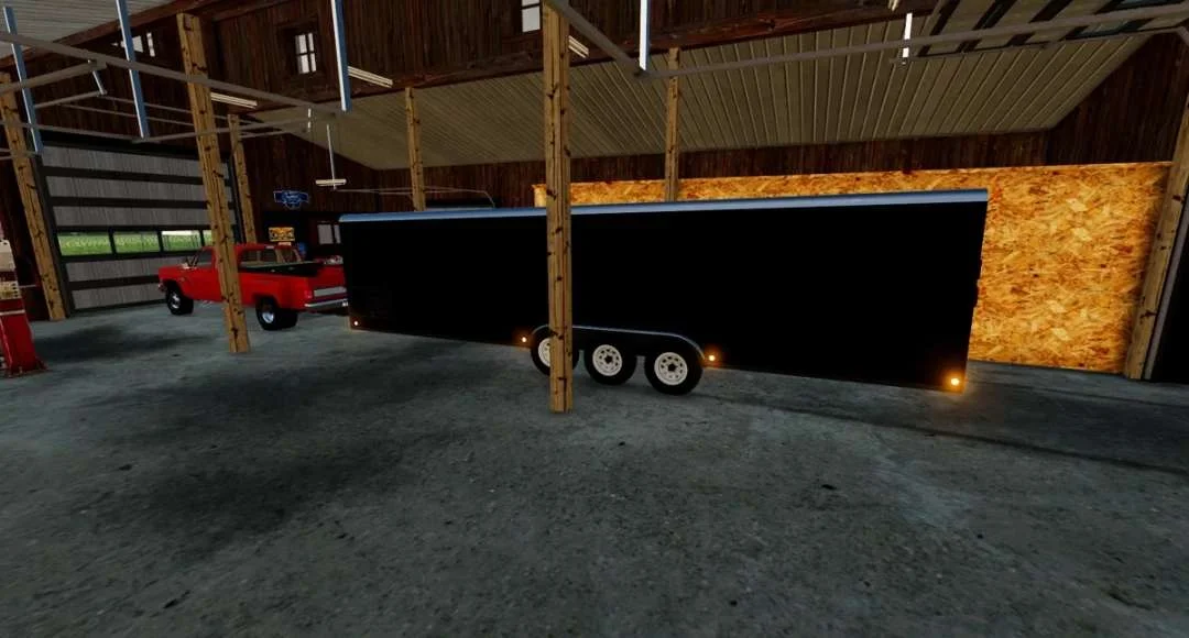 35 Foot Enclosed Trailer Conversion v1.0 FS22 FS22 Mod Free Download