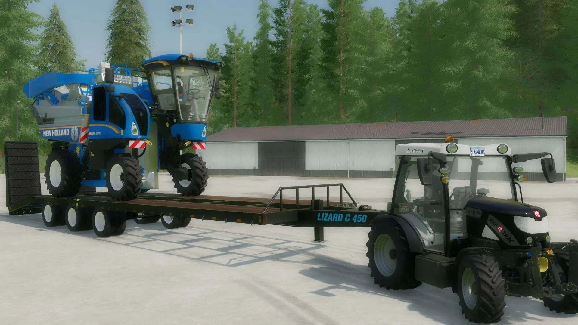 36ft Class C Low Loader BETA v1.0 FS22 FS22 Mod Free Download