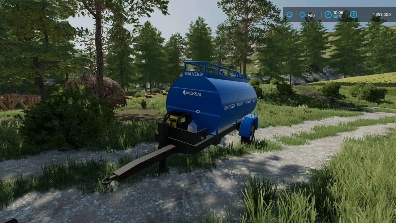 4 Ton Water Tanker v1.0 FS22 FS22 Mod Free Download
