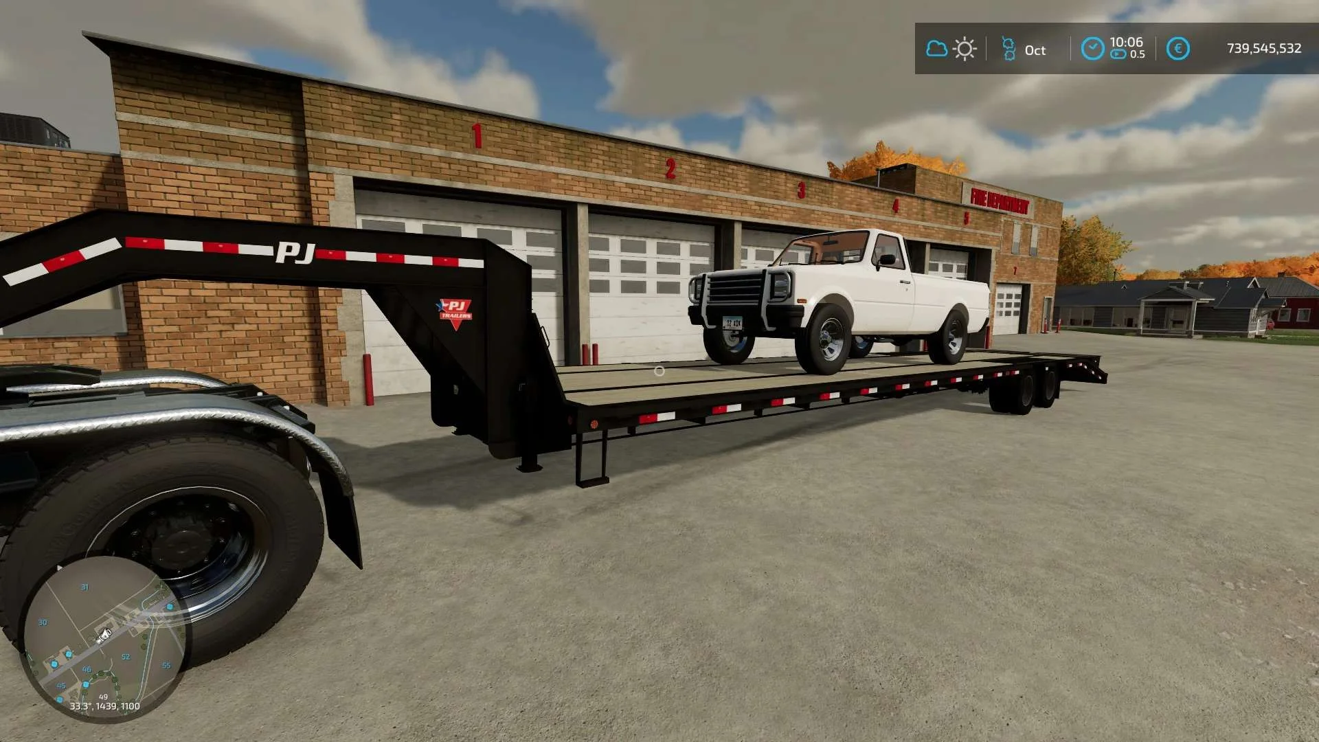 40FT PJ Gooseneck Trailer Converted v1.0 FS22 FS22 Mod Free Download