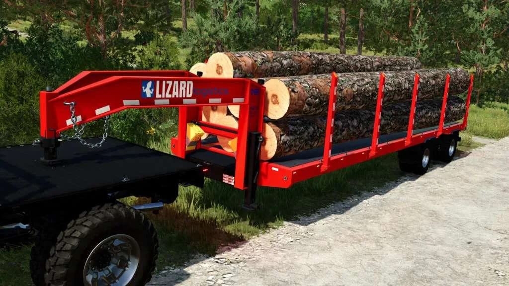 50Ft Gooseneck Transport Trailer v1.0.1 FS22 FS22 Mod Free Download