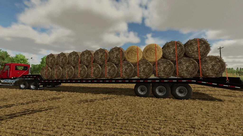 53′ Dropdeck Trailer Pack With Autoload v1.0.0.2 FS22 FS22 Mod Free Download