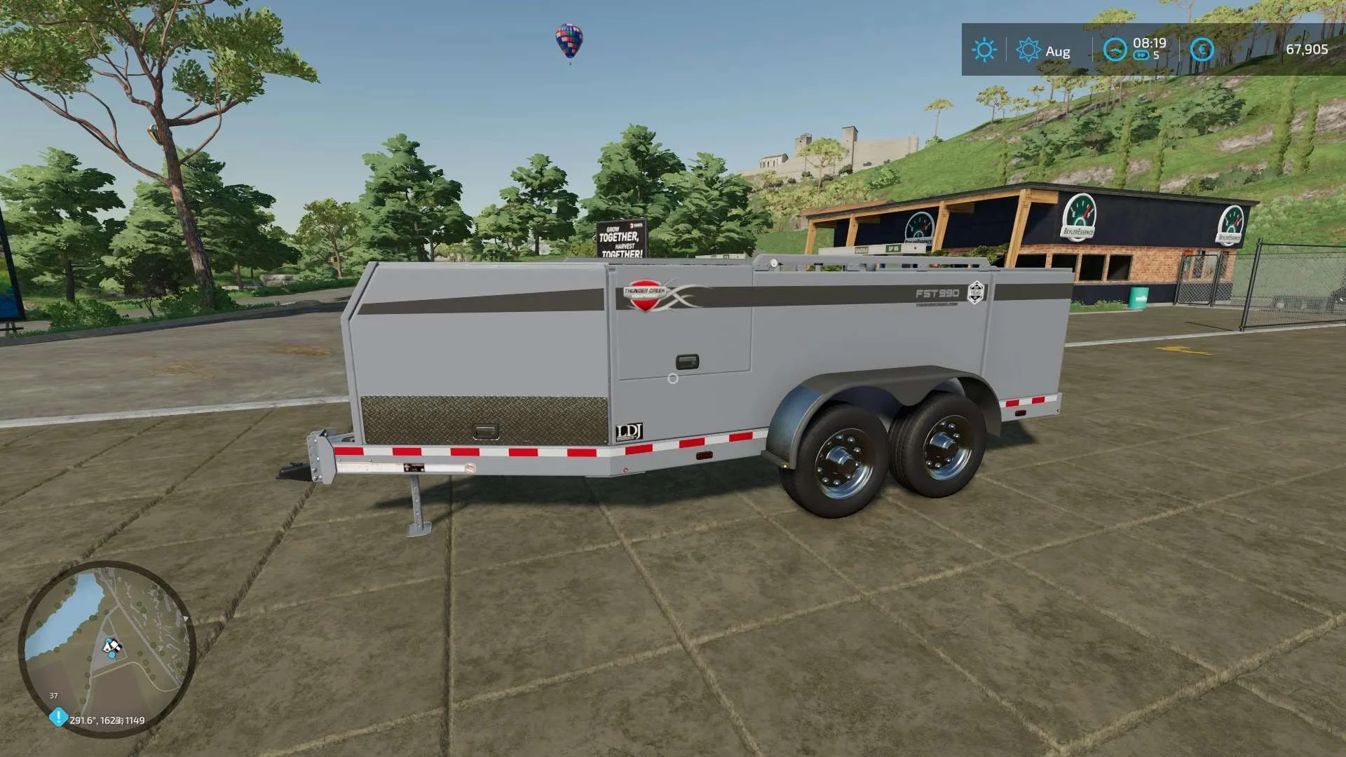AD Blue Tank Trailer v1.0 FS22 FS22 Mod Free Download
