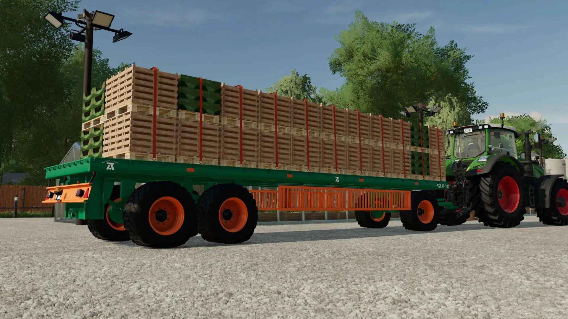 AGUAS TENIAS PLATFORM TRAILER PACK V1.0 FS22 FS22 Mod Free Download