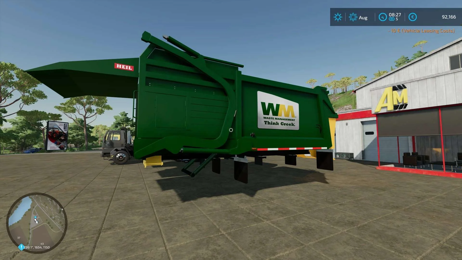 AJ Deere T680 Gerbage beds v1.0 FS22 FS22 Mod Free Download