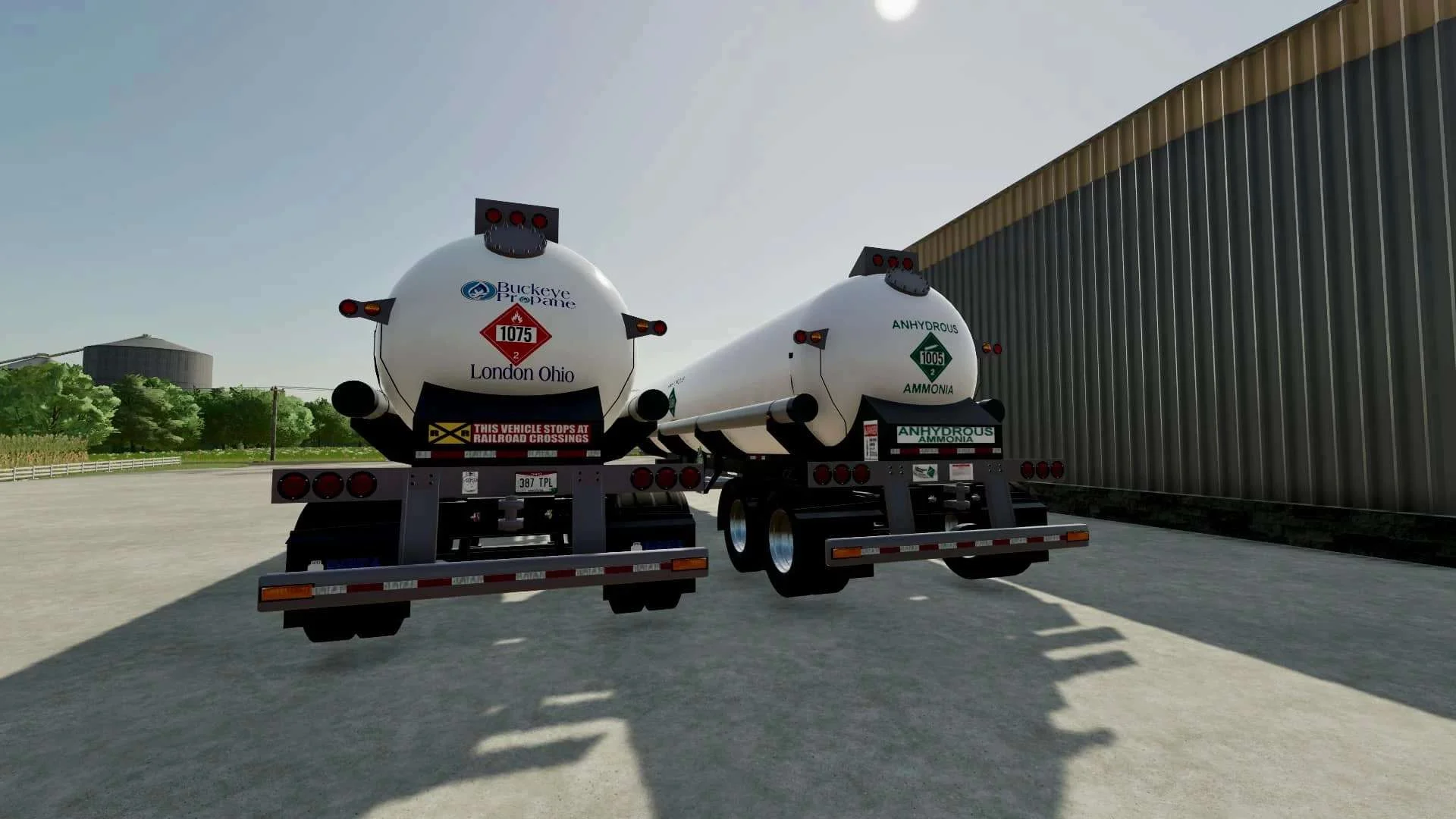 Anhydrous / Propane Transport Trailers v1.0 FS22 FS22 Mod Free Download