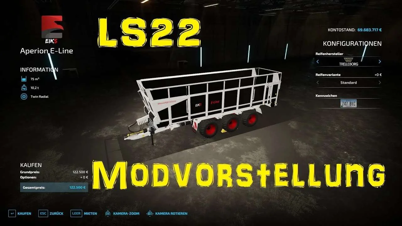 Aperion E-Line v1.0.0.1 FS22 FS22 Mod Free Download