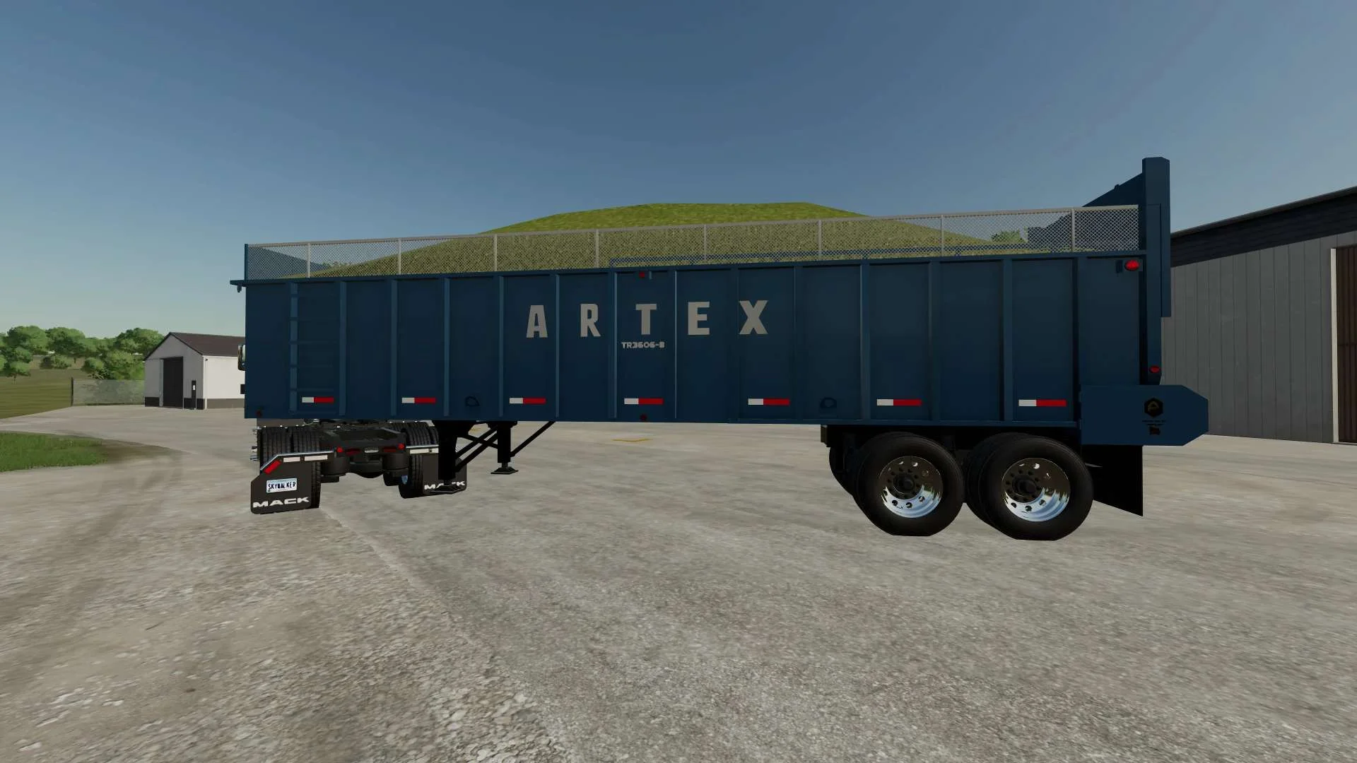 Artex 3606-8 Semi Silage Trailer v1.0 FS22 FS22 Mod Free Download