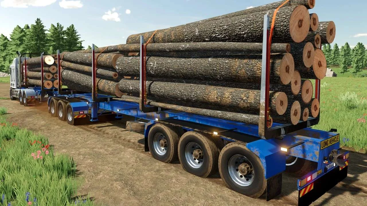 Australian Logging Trailers V1.0 FS22 FS22 Mod Free Download