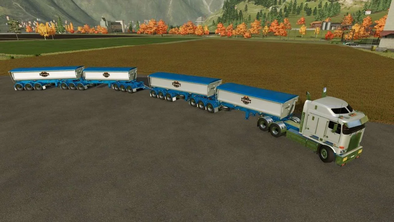 Australian Side Tippers v1.2 FS22 FS22 Mod Free Download