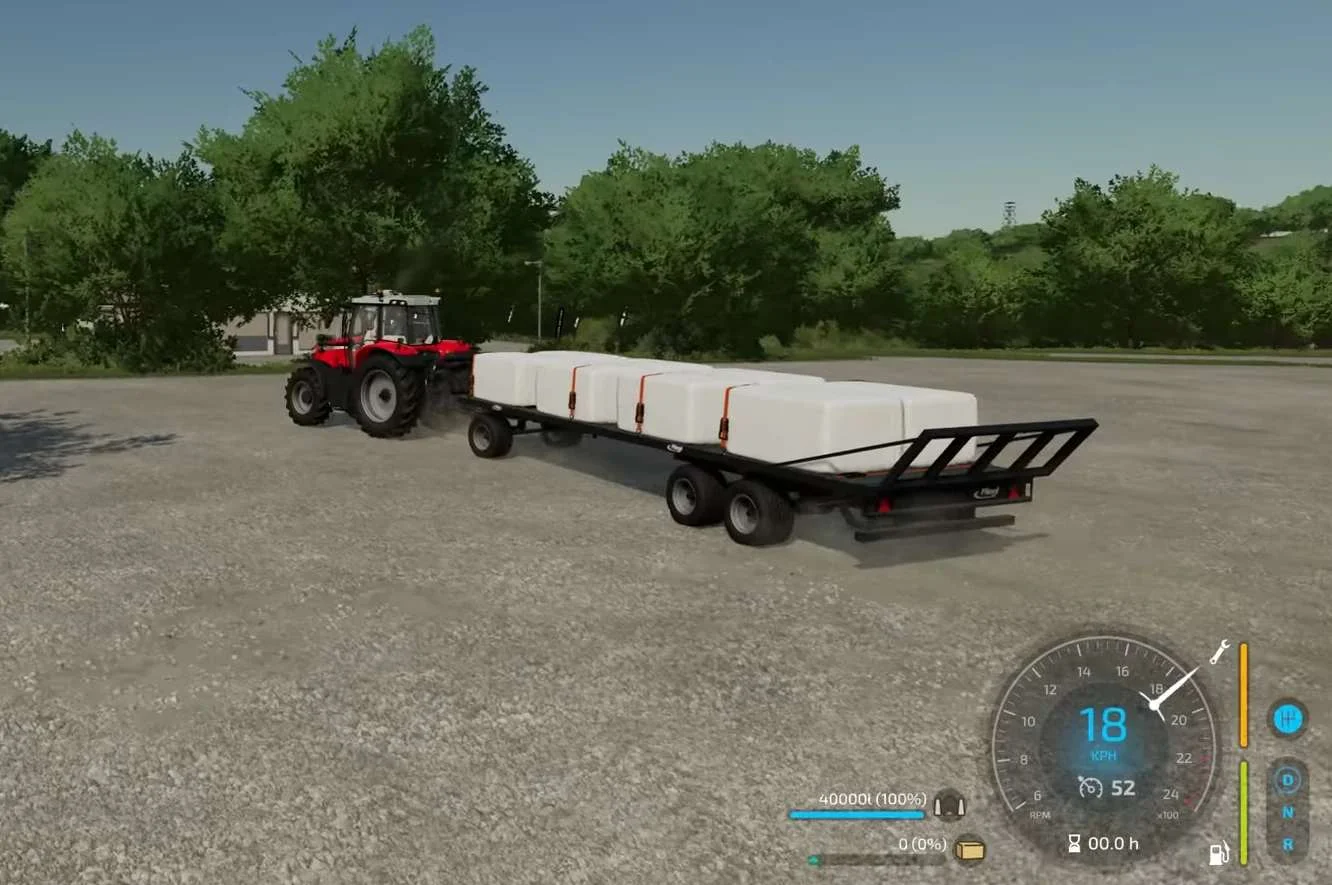 Autoloading Square Bale Trailer v1.0 FS22 FS22 Mod Free Download