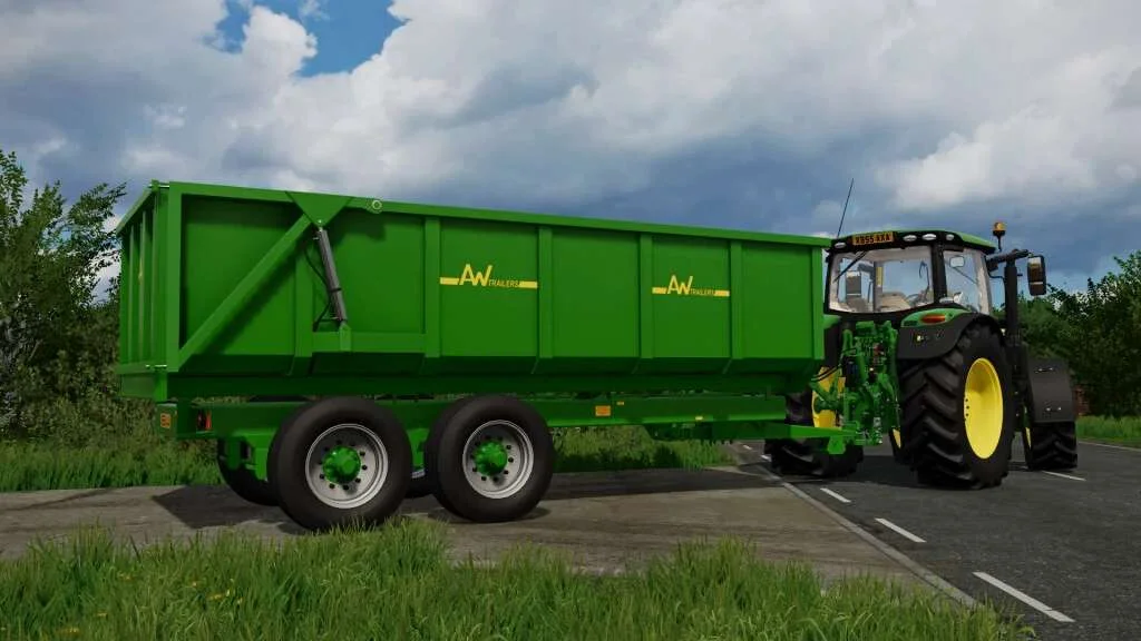 AW Monocoque 14T Trailer v1.1 FS22 FS22 Mod Free Download