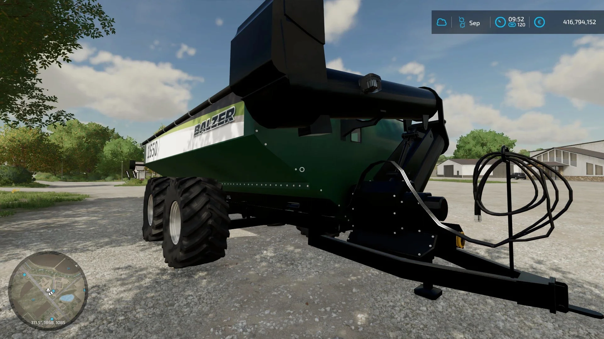 Balzer Grain Cart v1.0 FS22 FS22 Mod Free Download