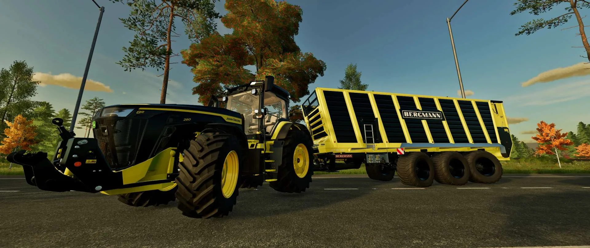 Bergmann HTW65 Black and Yellow / TOMMOD v1.0 FS22 FS22 Mod Free Download