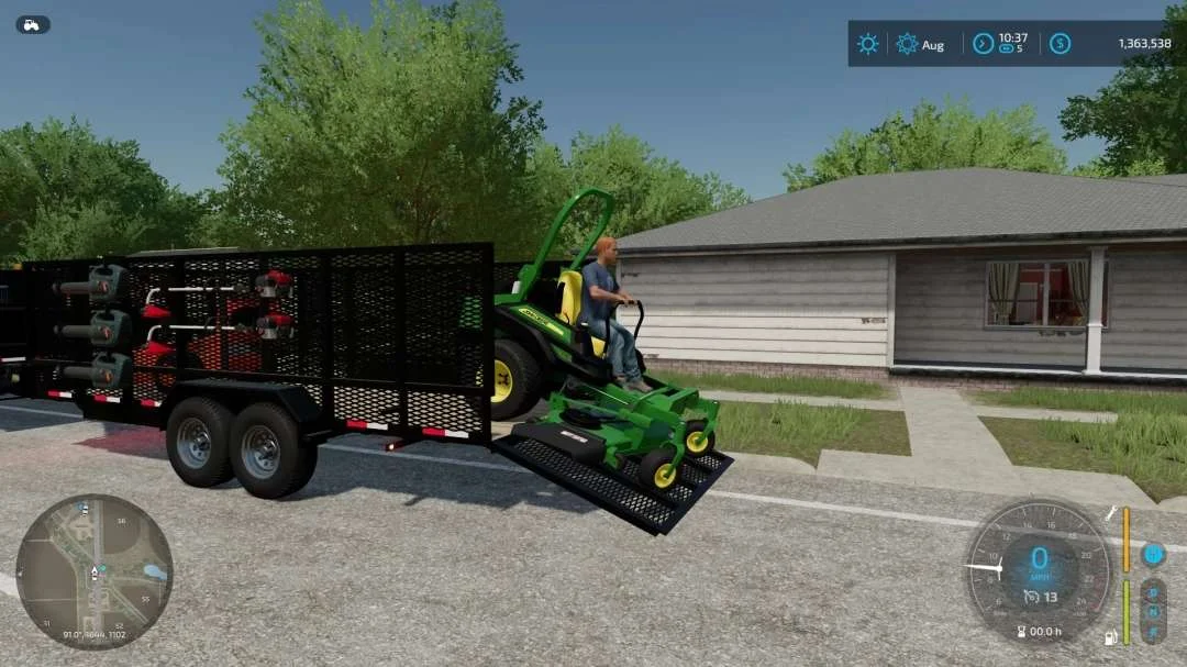 Big Tex 10pi Landscape Trailer v1.0 FS22 FS22 Mod Free Download