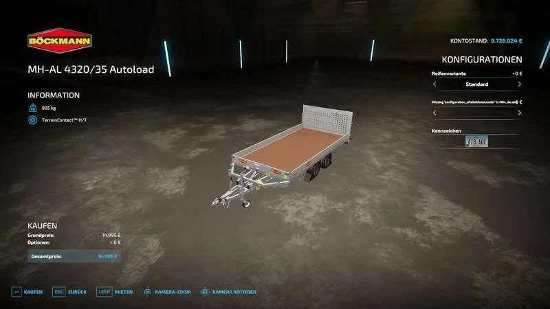 Boeckmann MH-AL-4320 AutoLoad v1.0.5 FS22 FS22 Mod Free Download