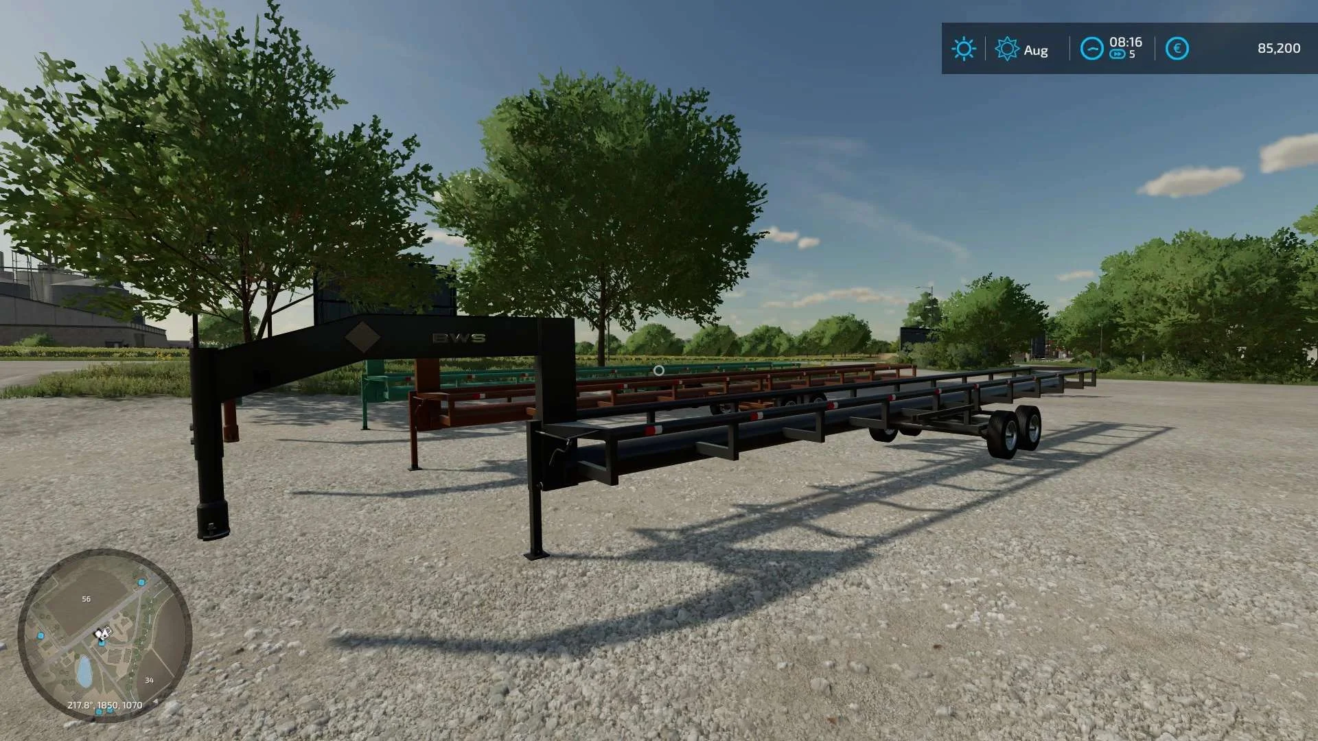 Brads Welding 37ft Hayliner v1.0 FS22 FS22 Mod Free Download