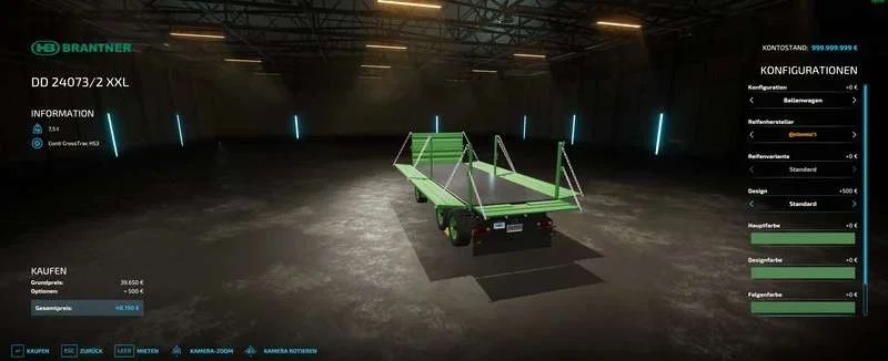 Brantner DD 24073/2 XXL (autoload) v1.2.2.3 FS22 FS22 Mod Free Download