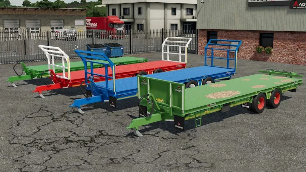Broughan 28 Foot Low Bed Trailer v1.0 FS22